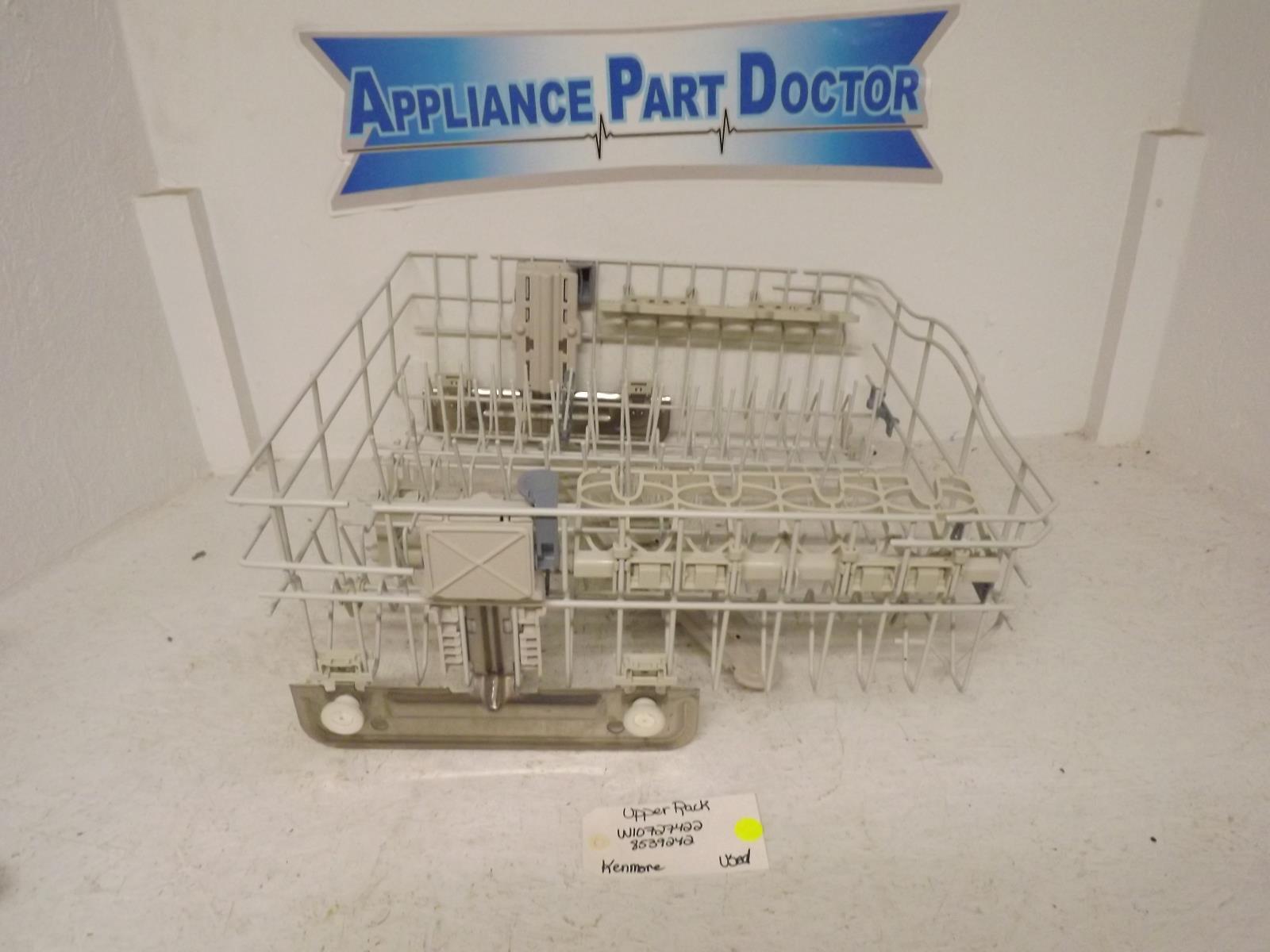 Kenmore Dishwasher W10727422 8539242 Upper Rack Used Kenmore Dishwasher W10727422 8539242 Upper Rack Used